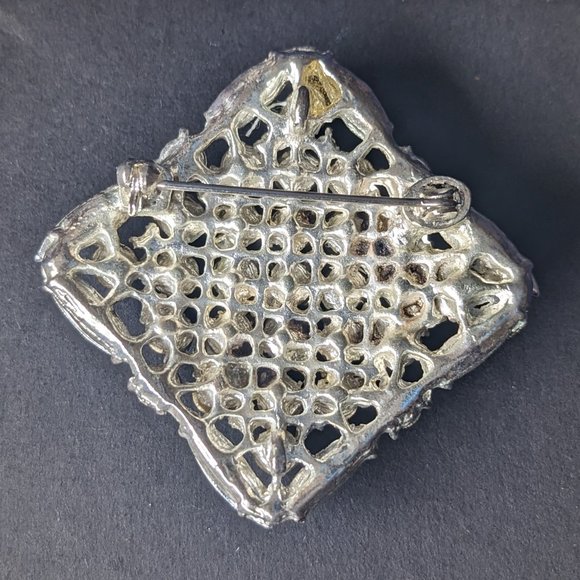 💜✨Vintage Sparkling Rhinestone Brooch Pin - Picture 2 of 4